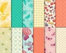 Tea Room Stampin' up Retired Designer Series Paper 6" X 6" Sampler DSP ...