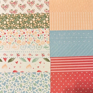 Country Floral Lane Stampin&#39; Up Retired Designer Series Paper 6&quot; X 6&quot; Sampler DSP For Cards, Scrapbooking, Crafts