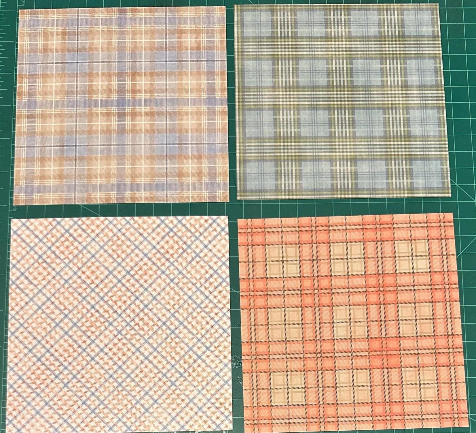 Timeless Plaid Stampin' up Retired Designer Series Paper 6" X 6 ...