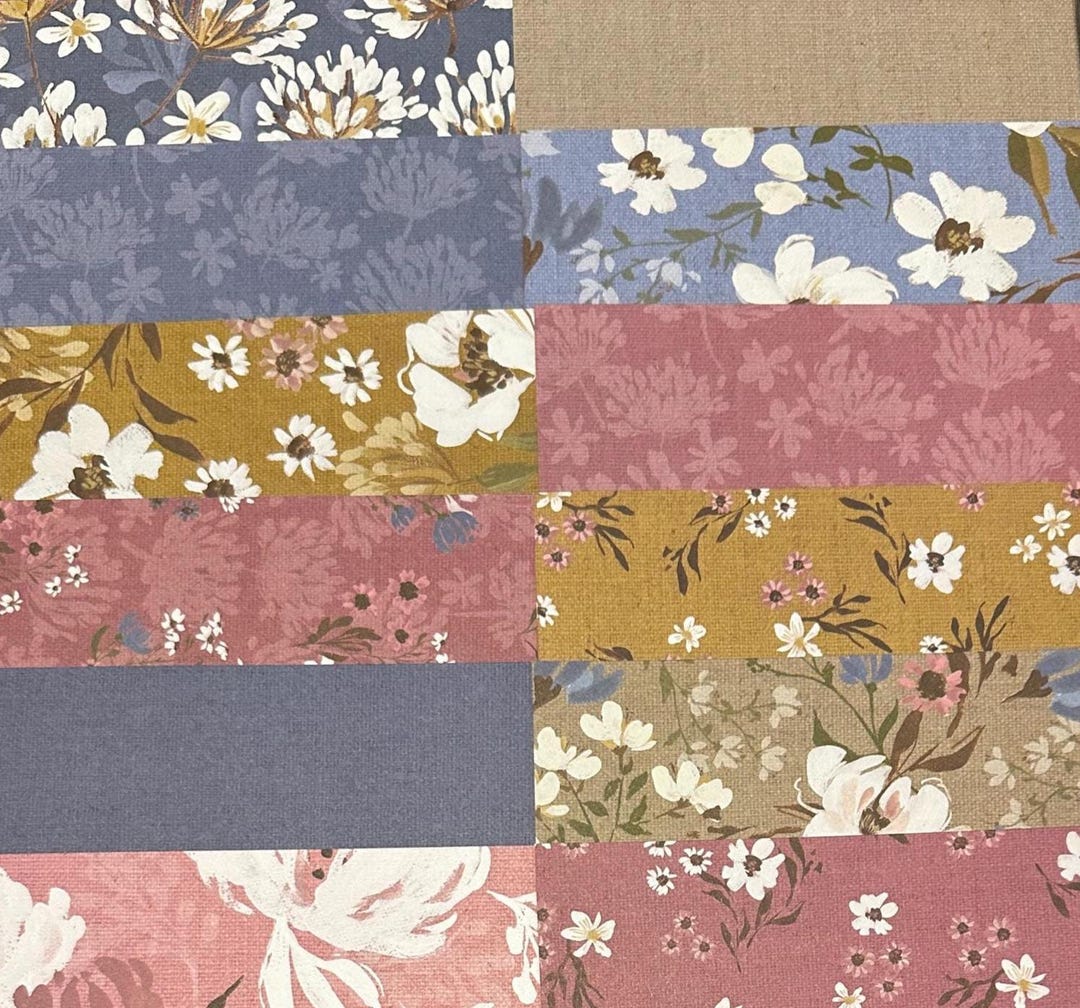 Wildly Flowering DSP Stampin' up Retired Designer Series Paper 6" X 6 ...