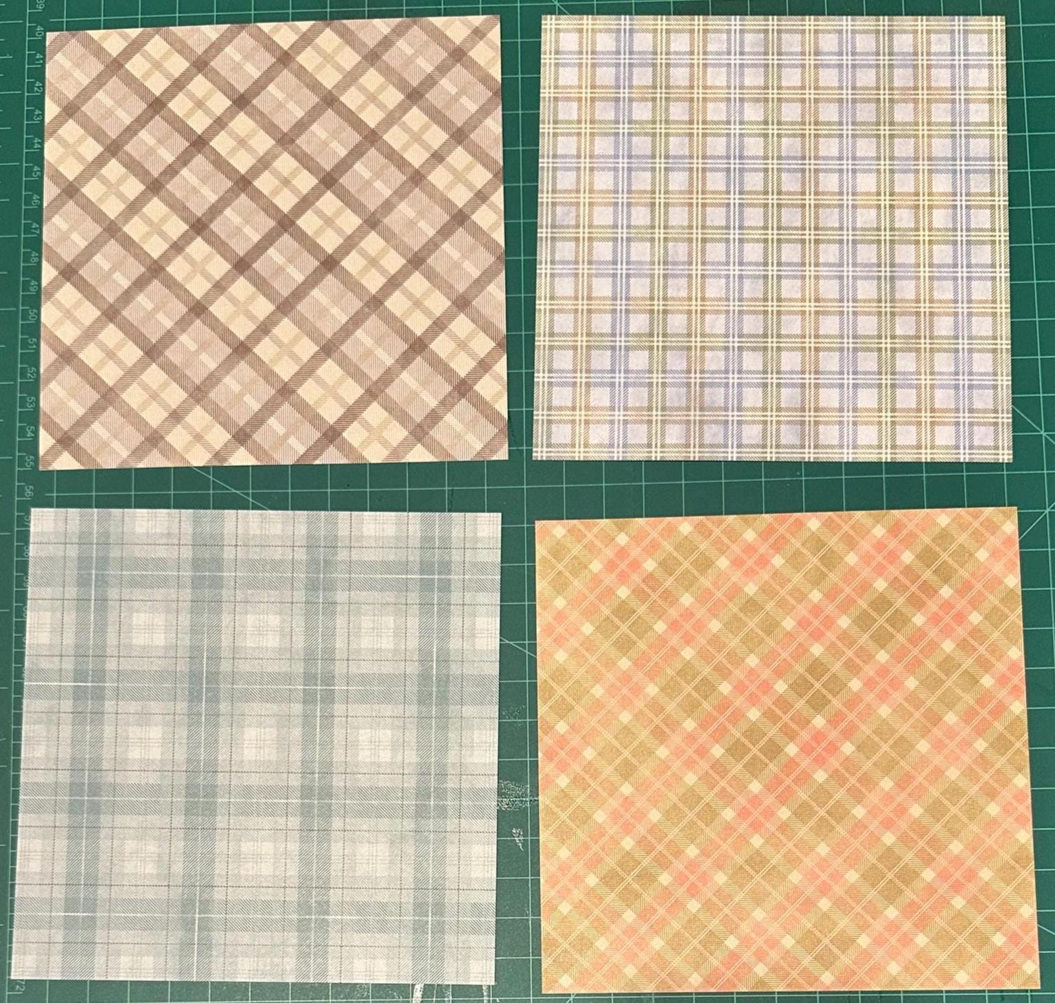 Timeless Plaid Stampin' up Retired Designer Series Paper 6" X 6 ...