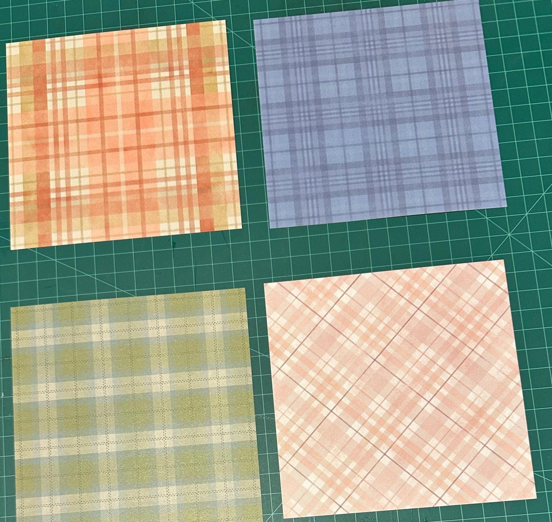 Timeless Plaid Stampin' up Retired Designer Series Paper 6" X 6 ...