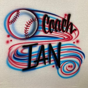 Airbrush T-shirt * Baseball * Softball * Soccer * Football * Tennis * Hockey