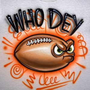 Custom Airbrushed Football Shirt – Your Team Name