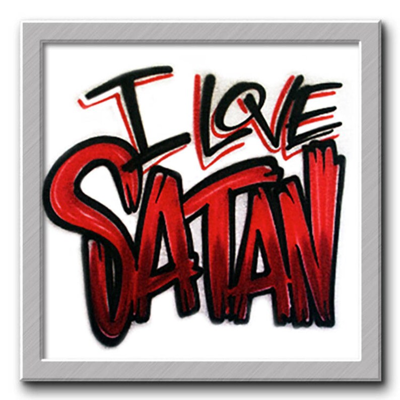 i love satan t shirt