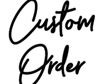 Custom order or additional custom fee