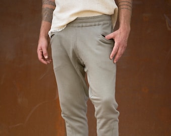 Army Green Man Joggers / Mens Jogger Pants / Mens Joggers / Mens Drop Crotch Pants / Black Low Crotch Pants / Mens Pants / Man Pants