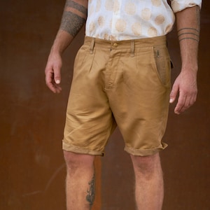 Man Shorts/ Chino Cloth Shorts/ Mens Shorts/ Camel Mens Shorts/ Shorts for man/ Camel Shorts / Chino Shorts