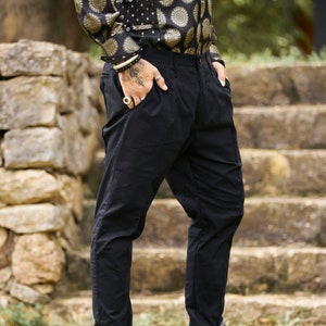 Black Pants for Man / Chino Cloth Pants/ Mens Pants/ Black Mens Trousers/ Mens Pants Clothing/ Pants for man/Black Pants / Chino Pants
