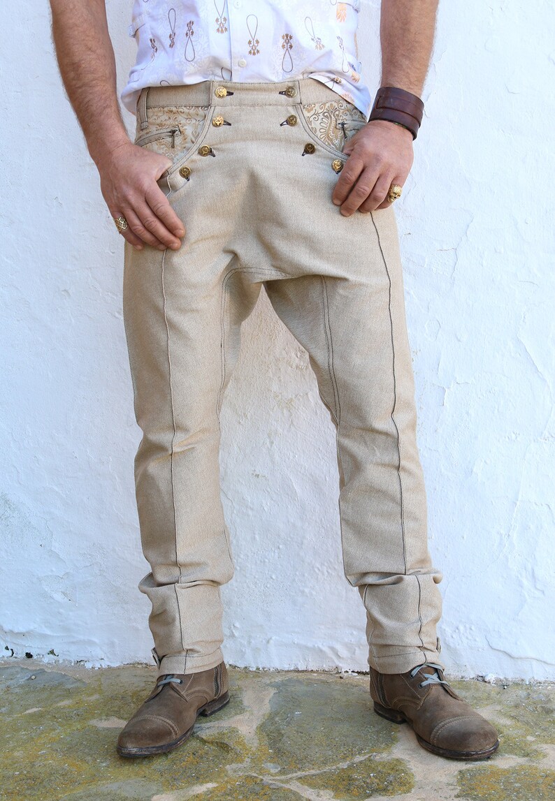 drop crotch pants mens