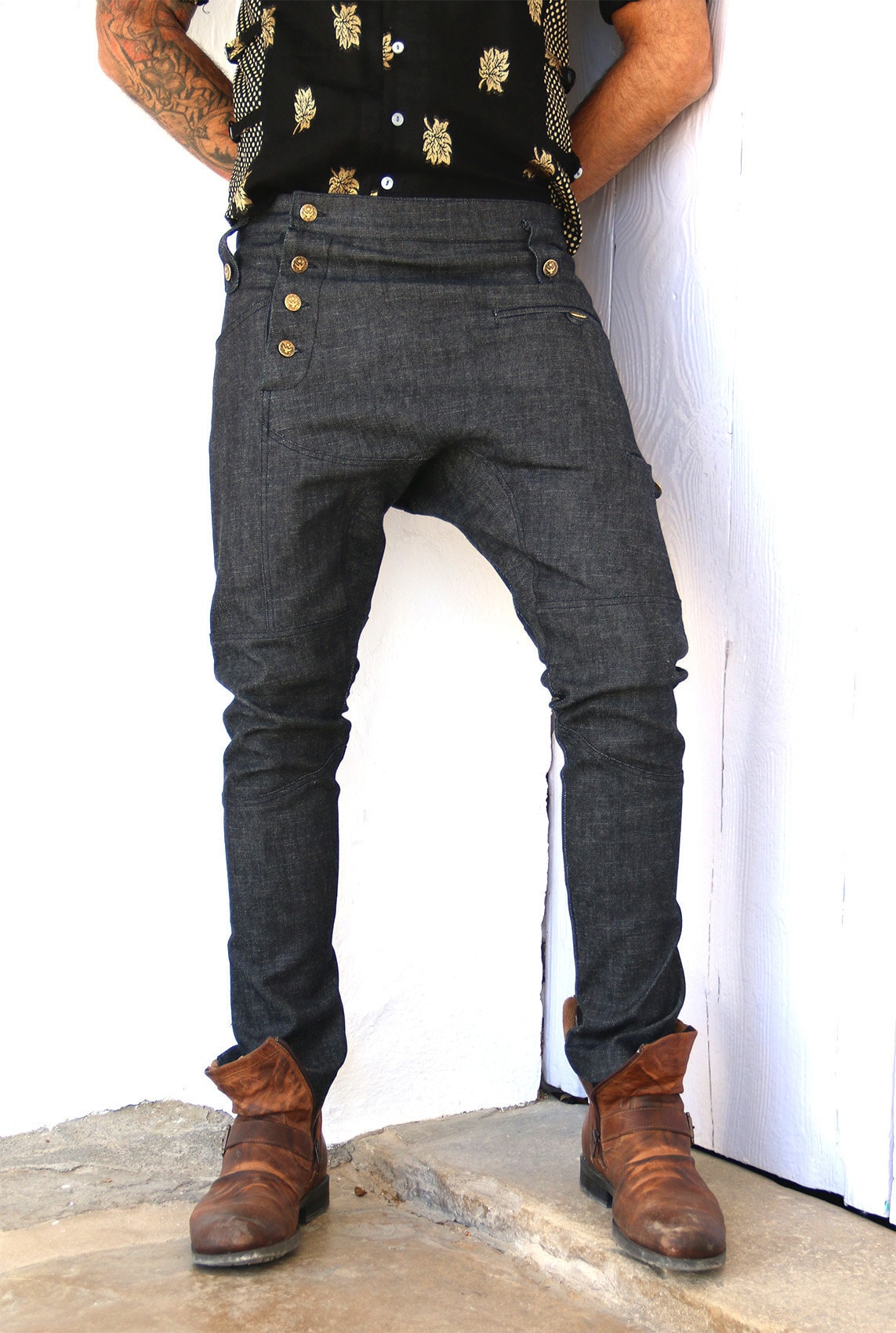 Men's Jeans / Mens / Low Crotch Pants / Jeans Pants/ - Etsy