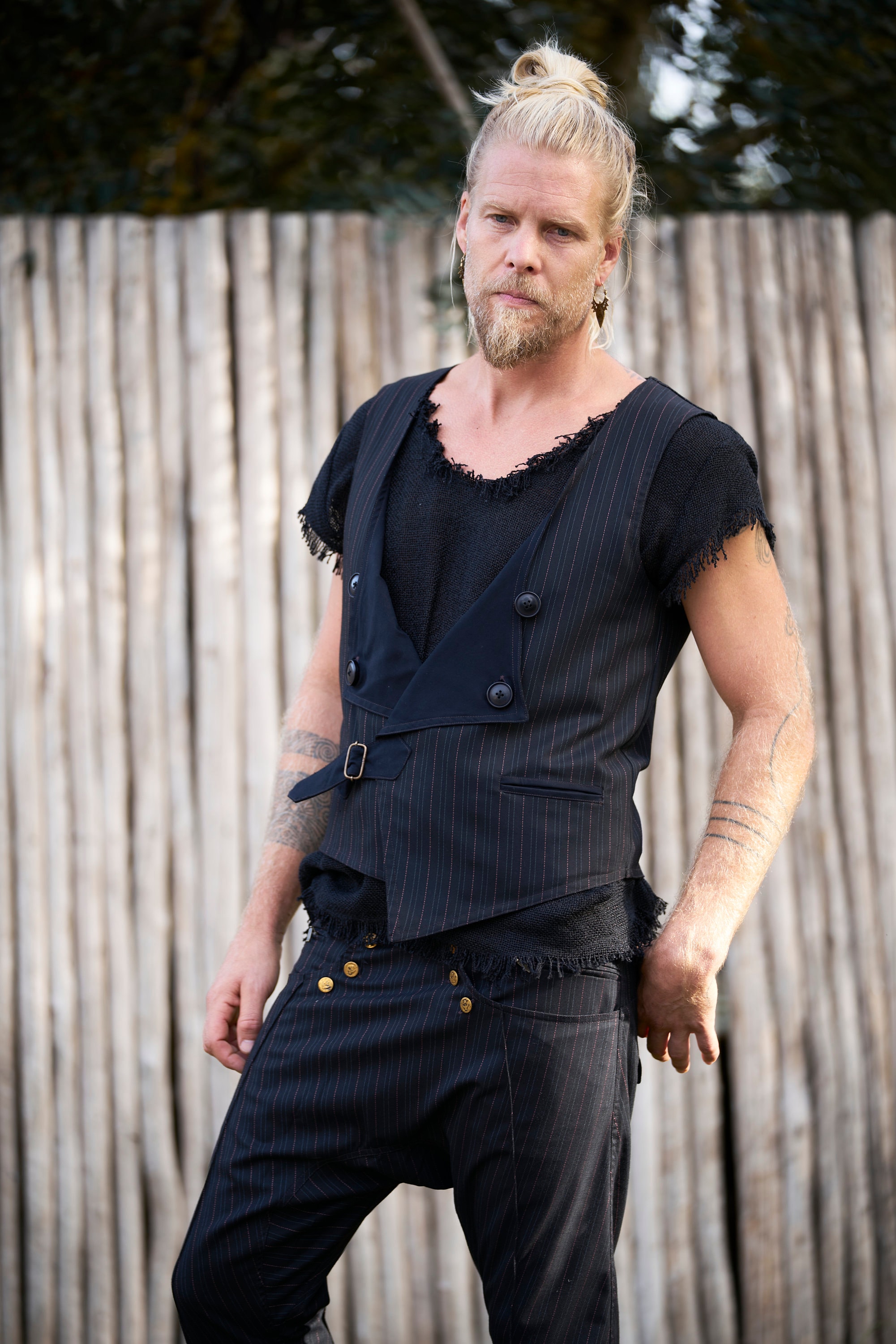 Mens Black Vest / Man Vest / Reversible Vest / Man Black Vest/ Mens ...