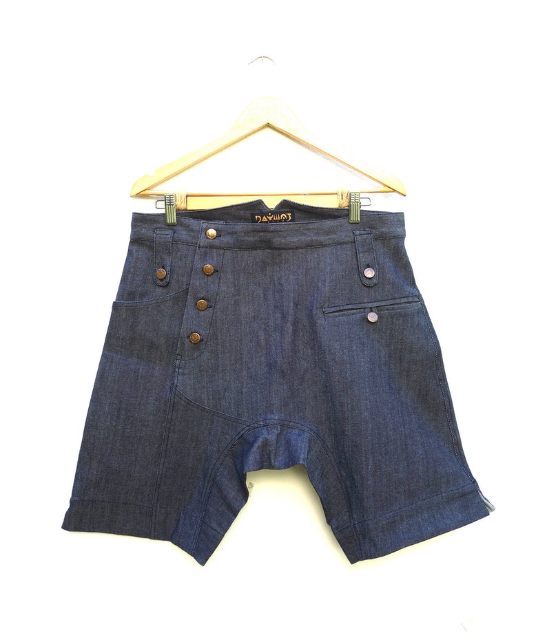 Men's Jeans / Short Jeans / Low Crotch Shorts / Denim - Etsy