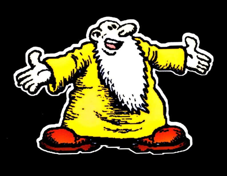 Mr Natural Vinyl Sticker Wall Art Sticker Handcrafted Etsy