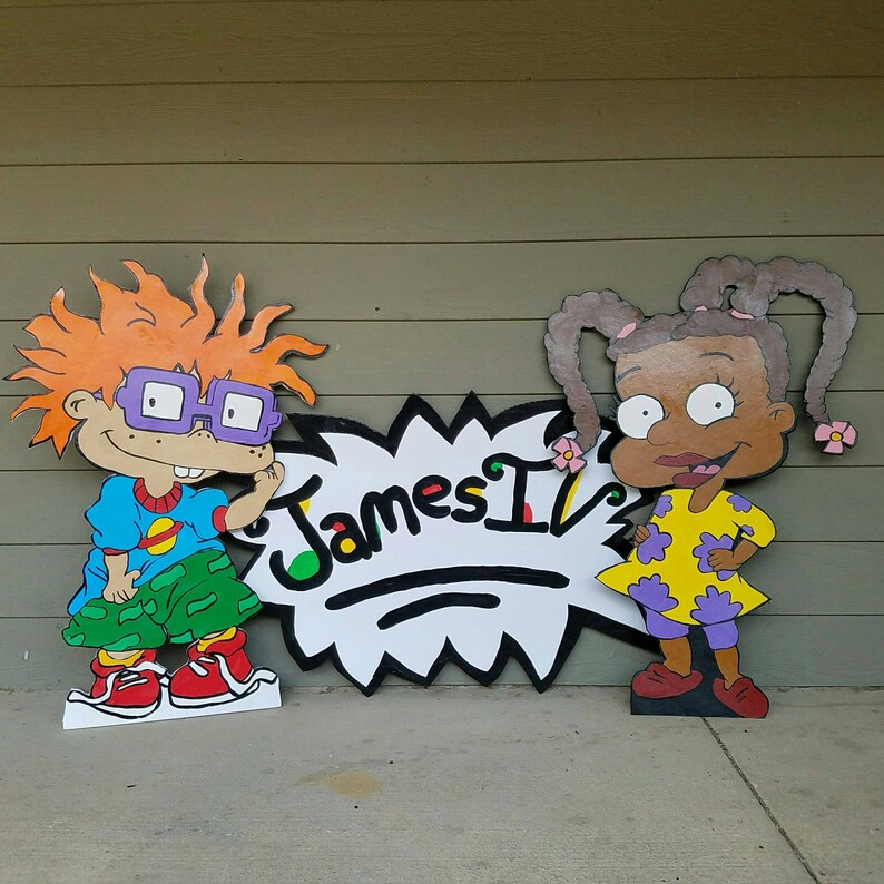 Rugrats Mouse Shimmer Shine Paw Patrol Bubble Guppies Puppy Dog Pals Umizoomi Custom caricatures 3 3ft Character Cutouts or name signs