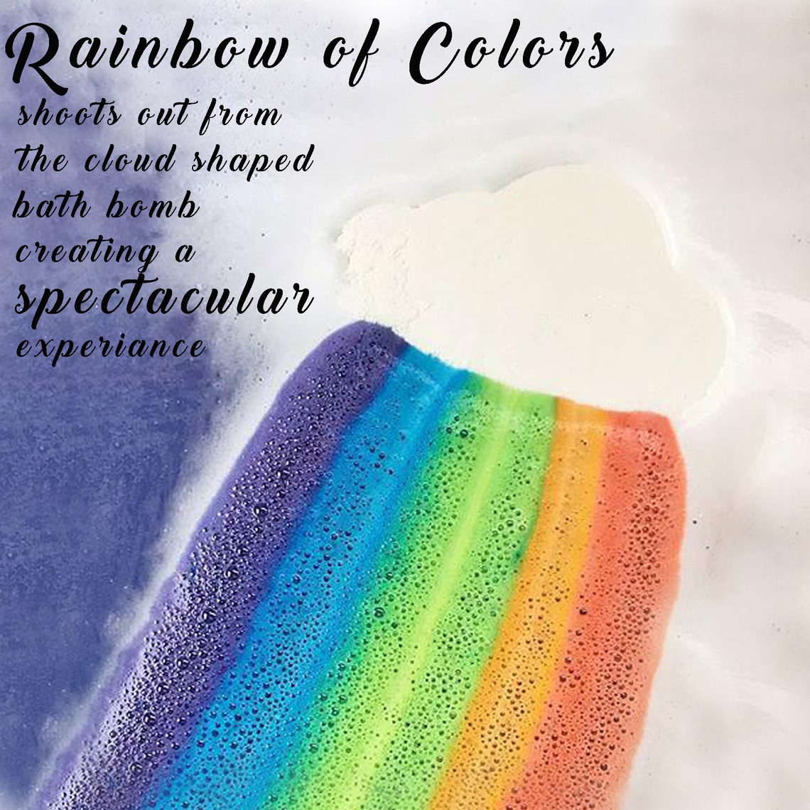 Rainbow Bath Bomb Set Rainbow gifts for girls Rainbow baby Etsy