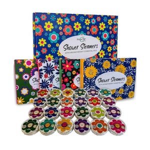 Shower Steamers for Women, 24pc Shower Bombs Aromatherapy, Shower Bombs Aromatherapy Gift Set w/Organic Essential Oil Shower Melts, Giftable
