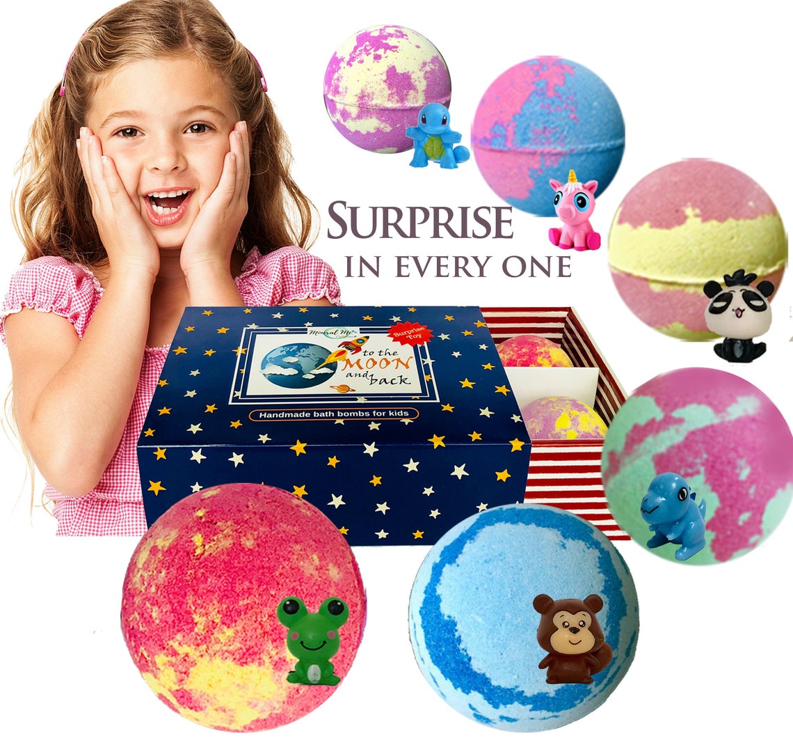 Bombes de bain pour des enfants