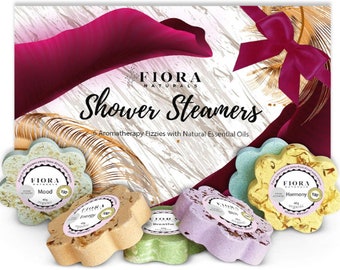 MOTHERS DAY Gift, Shower Steamers Aromatherapy - Variety Pack of 6 Shower Steamers Vapor Tablets with Natural Essential Oils, Birthday Gift