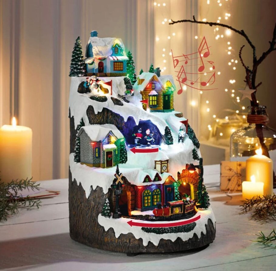 Animated Christmas Village - Etsy Animated Christmas Village - Etsy