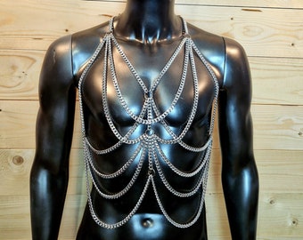 Male Body chain harness.
