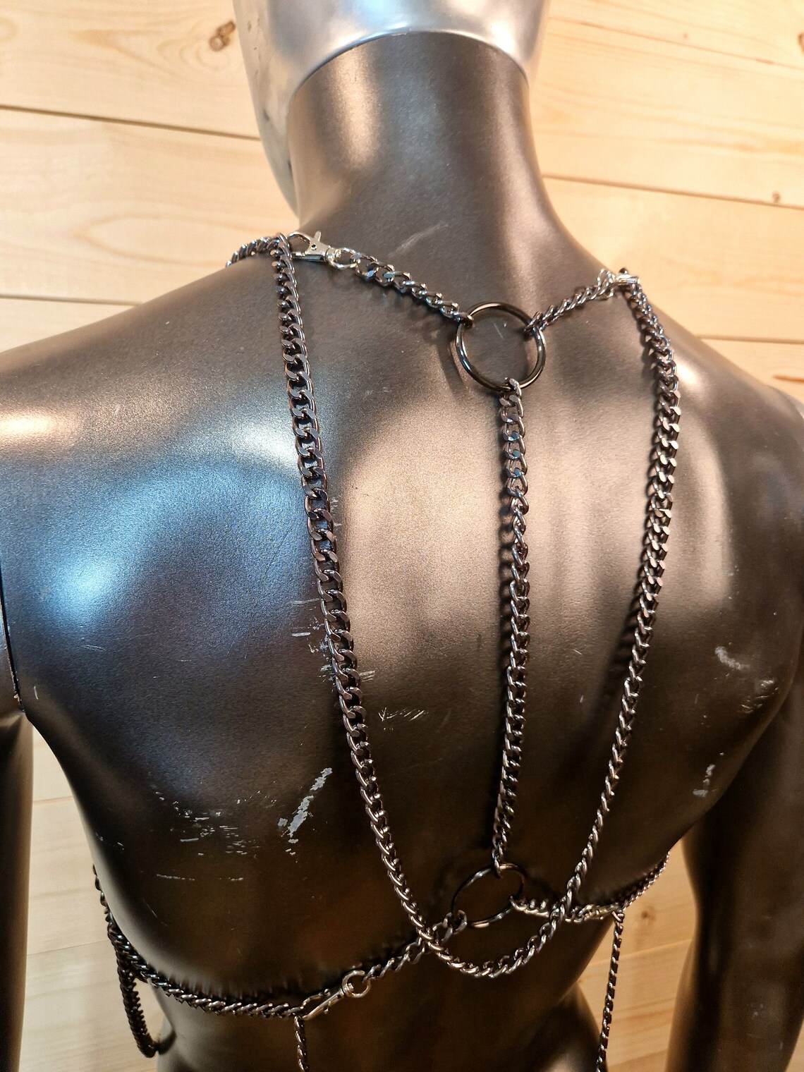 Male Body Chain Harness. - Etsy