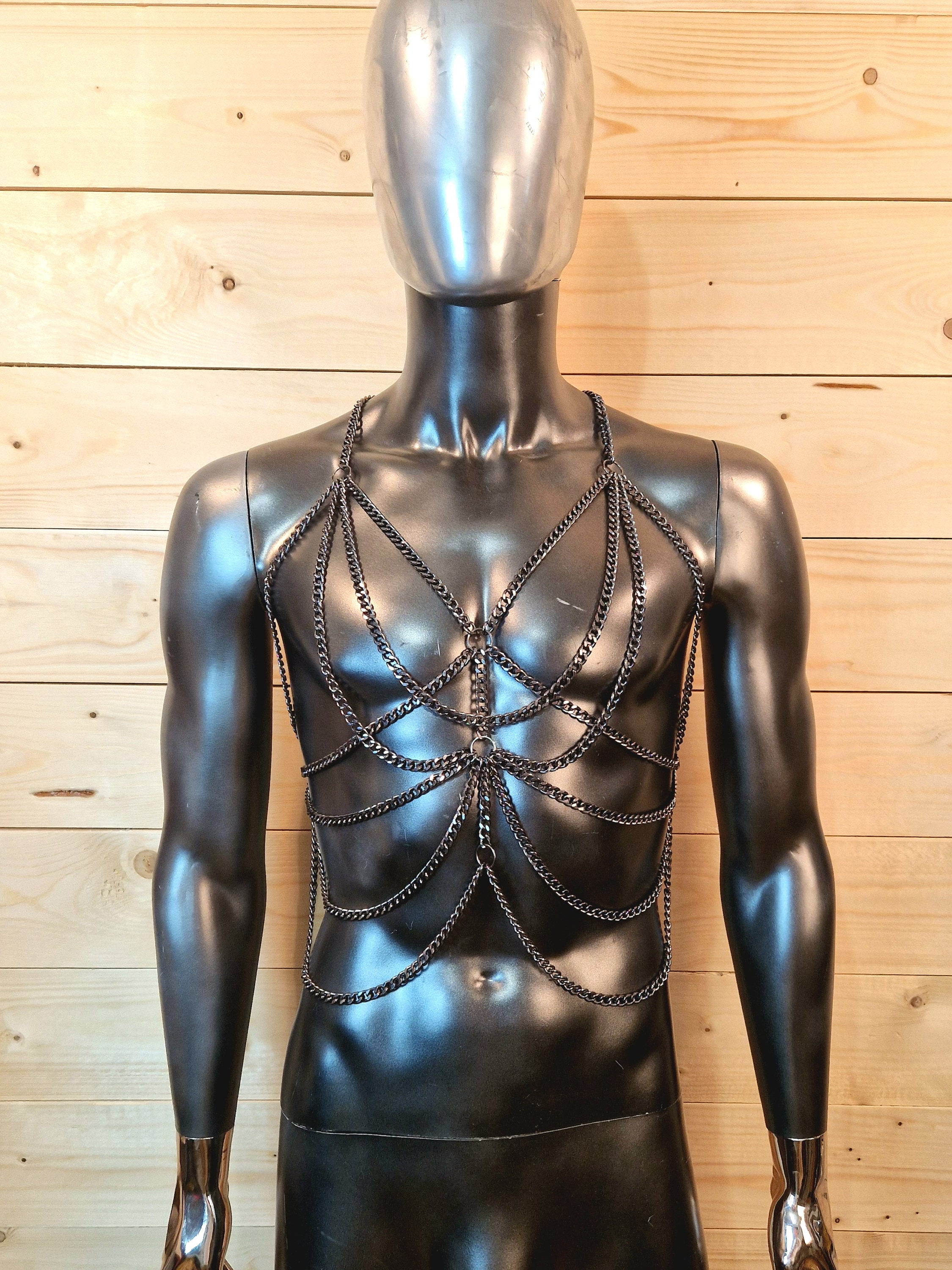 Male Body chain harness.