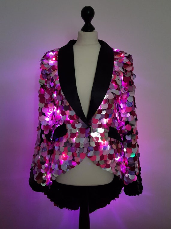 Women's Sequin Tailcoat Mr Sequins Ringmaster Sequin Etsy