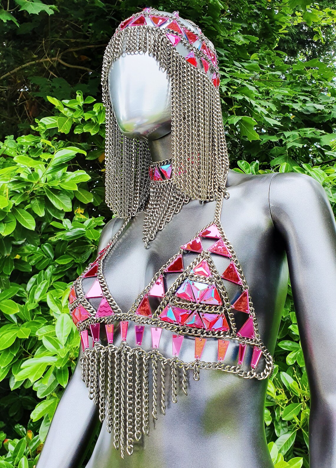 Alexandria Bra Female Egyptian Warrior Style Bra Burning Etsy