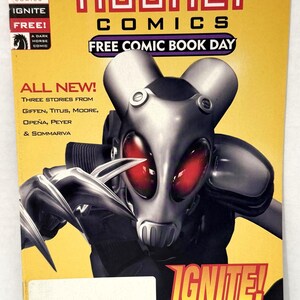MINT Vintage Rocket Comics: Ignite #1 Comic Book by Dark Horse Comics May 2003 Syn Pro Logue, Lone Bad Medicine, Go Boy 7