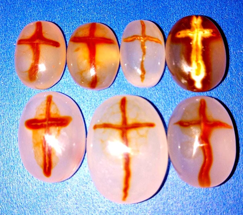 Pretty Translucent Crosses Rare Translucent Natural AGATE(S) W HOLY CROSS for Pendants, Earrings ...