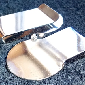 Stainless Steel 50c MONEY CLIP! Insert your own Franklin, Kennedy, Liberty or Other U.S. Half Dollar! Sav-a-Lot!