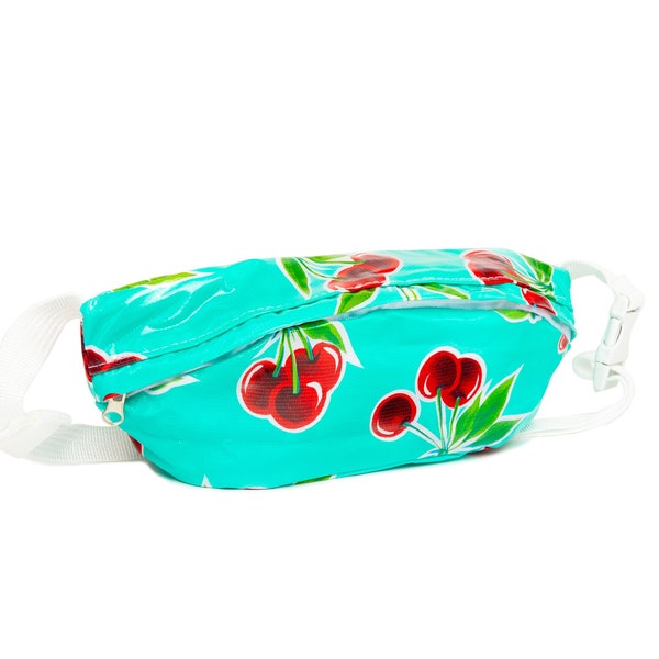 Alux Fanny Pack in Oilcloth - Boho Packs for Men and Women | Cute Waist Bag Fashion Belt Bags