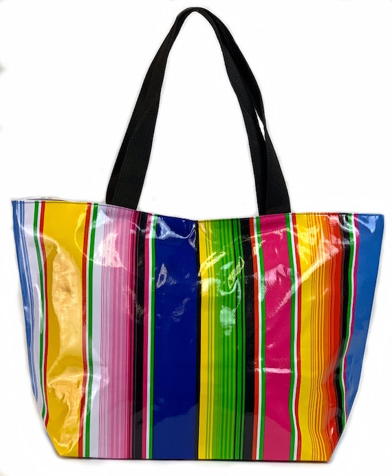 oilcloth beach bag