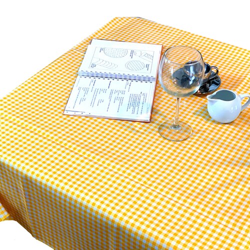 Gingham Oilcloth Tablecloth Black and White Plastic Vinyl Etsy