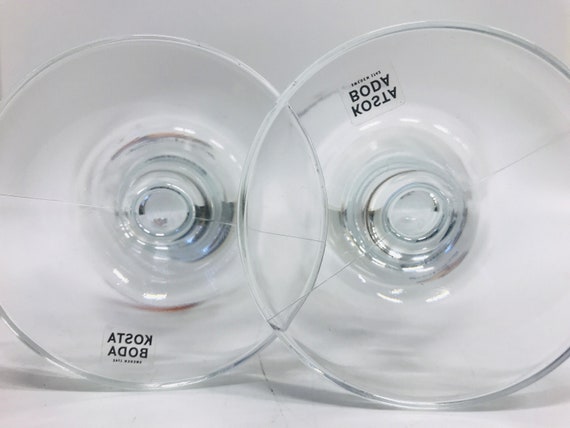 Ulrica Hydman-vallien, Kosta Boda Beer Glass Pair 
