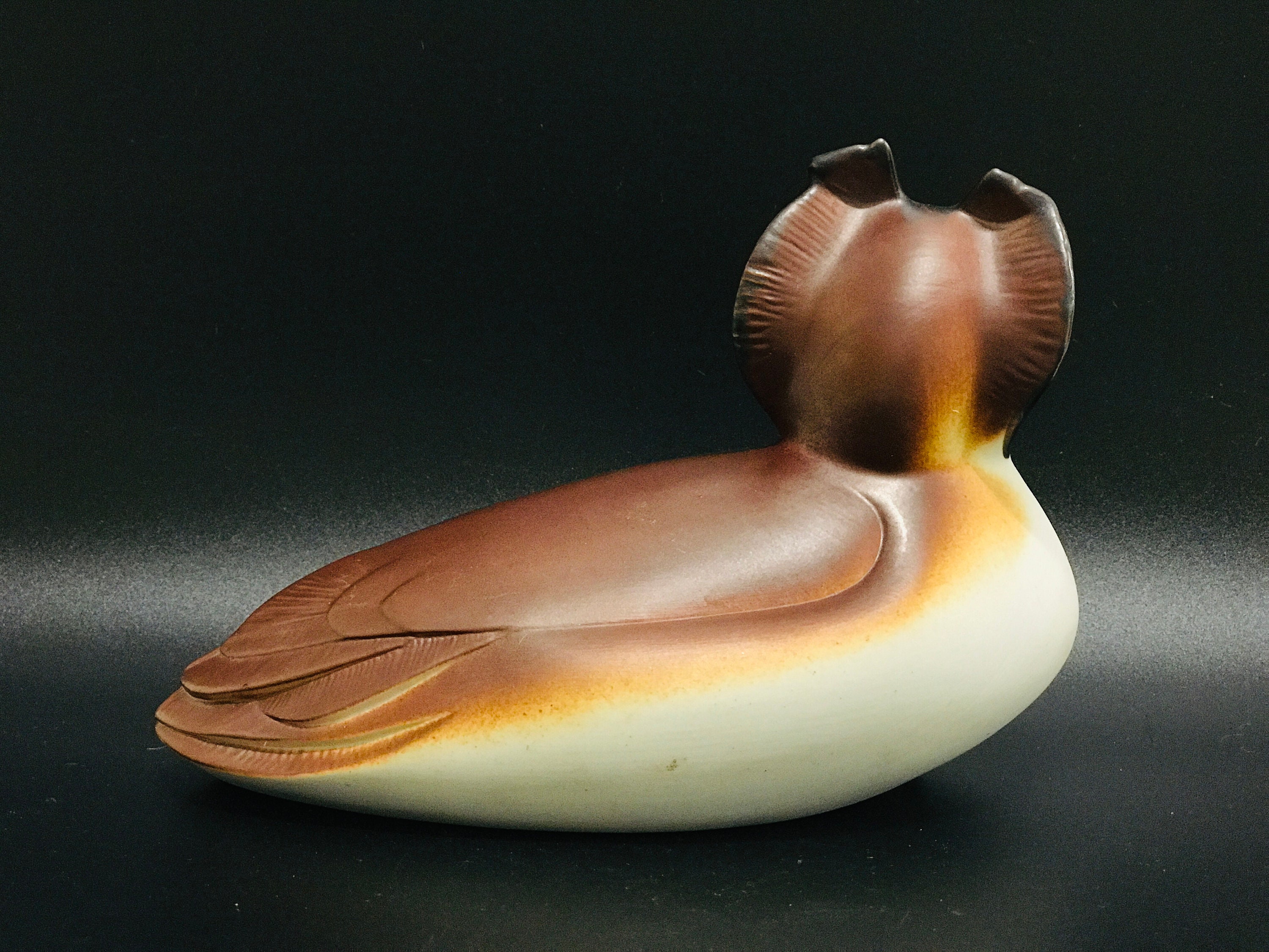 グスタフスベリ ポール・ホフ作品 「水鳥」 ビンテージ希少品