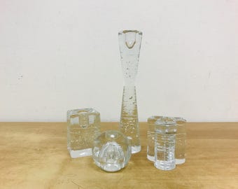 イッタラ　ハウス　ヴィンテージ　ヨルマ・ヴェノラ　KUKKIA ガラス製　置物 イッタラ / iittala ガラス吹きの職人 ヨルマ・ヴェンノラ