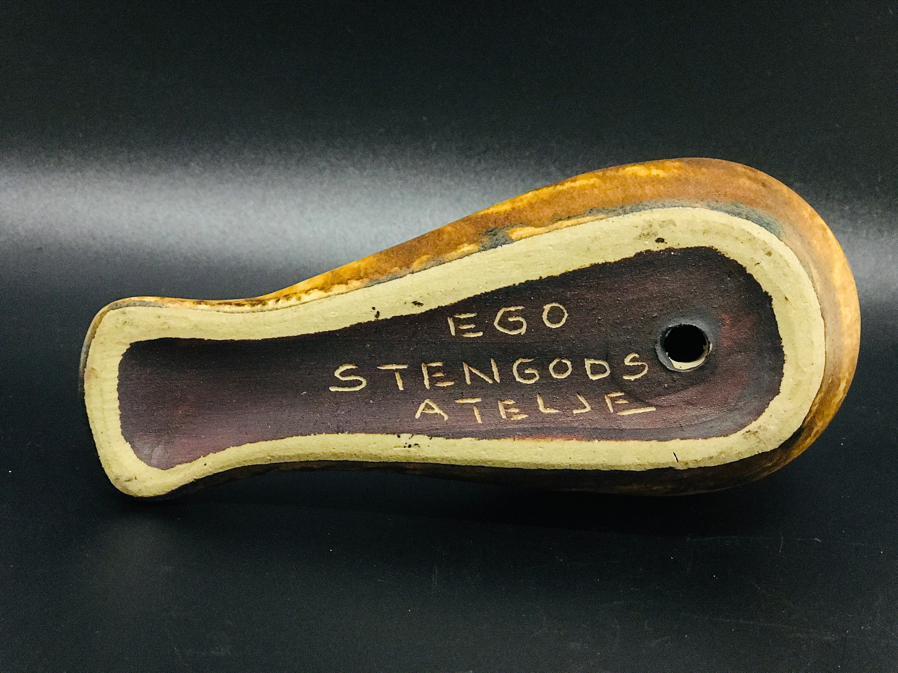 手作りの石器製鳩/ハトの置物、スウェーデンの EGO Stengods、Gösta