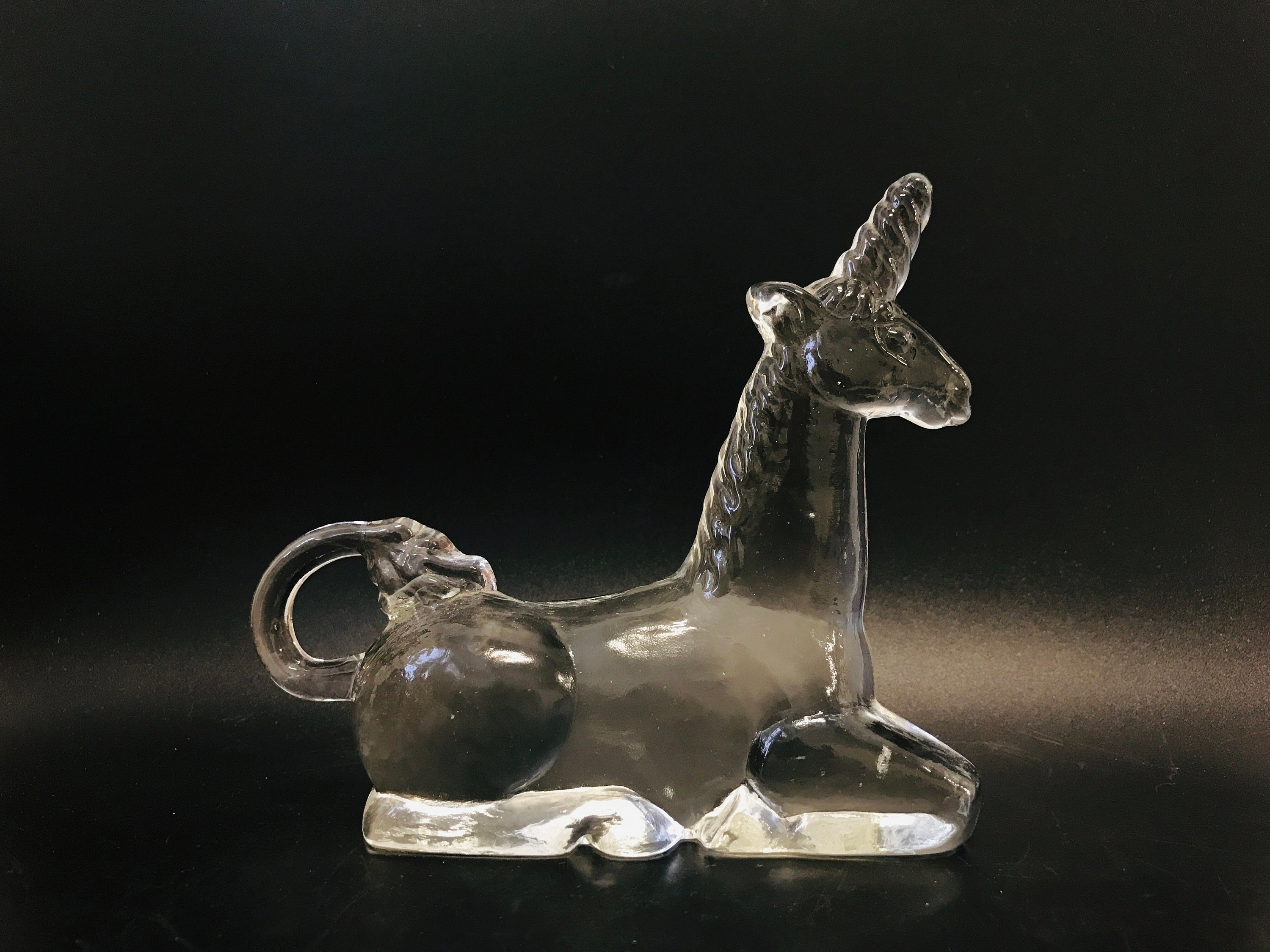 Bertil Vallien, Boda Glass Unicorn Figurine 