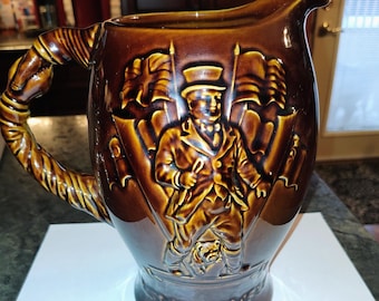 Seltene WWII Vintage Crown Devon V ist für Victory Jug