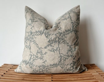 Romy Blue Floral Pillow Cover
