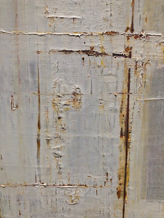 Old Barn Door Original Abstract Painting By Mia Eriksson Etsy