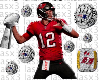 Tom Brady Rings Etsy