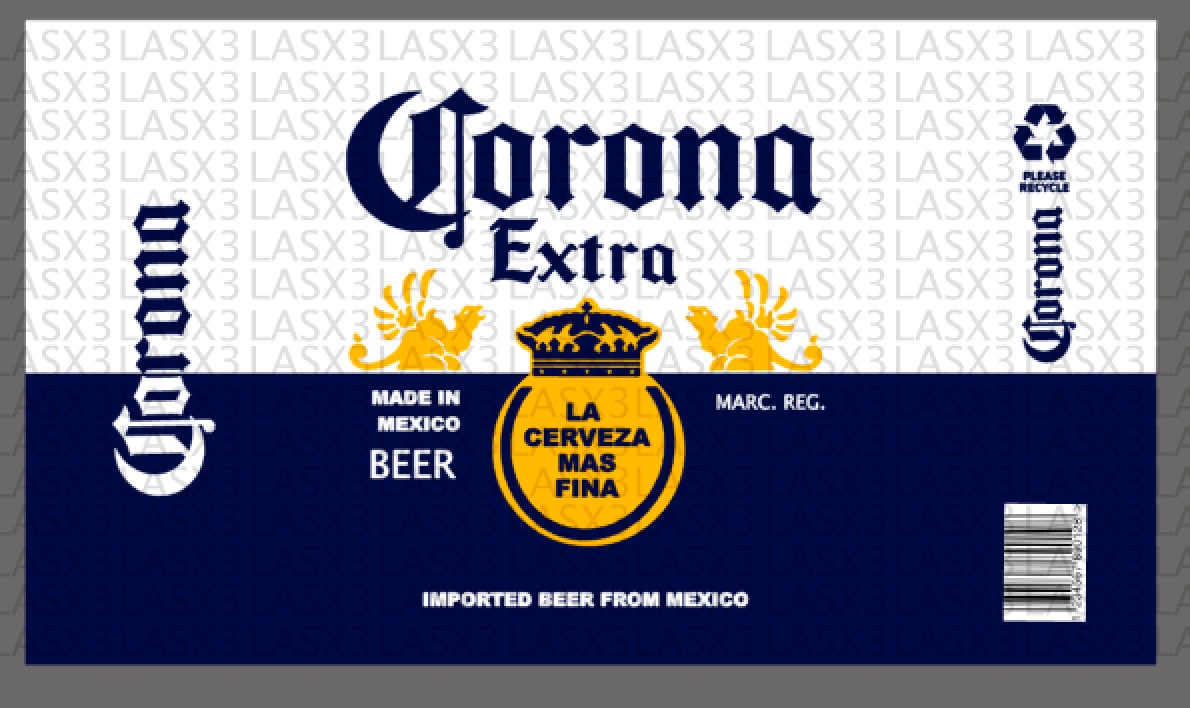 CORONA EXTRA LABEL - Etsy