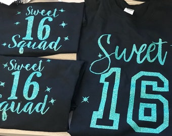 Sweet 16 Squad Etsy