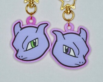 Mewtwo Double-sided Keychain