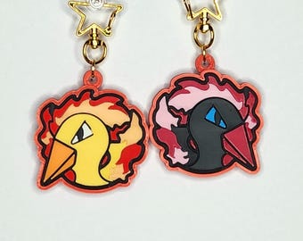 Moltres Double-sided Keychain
