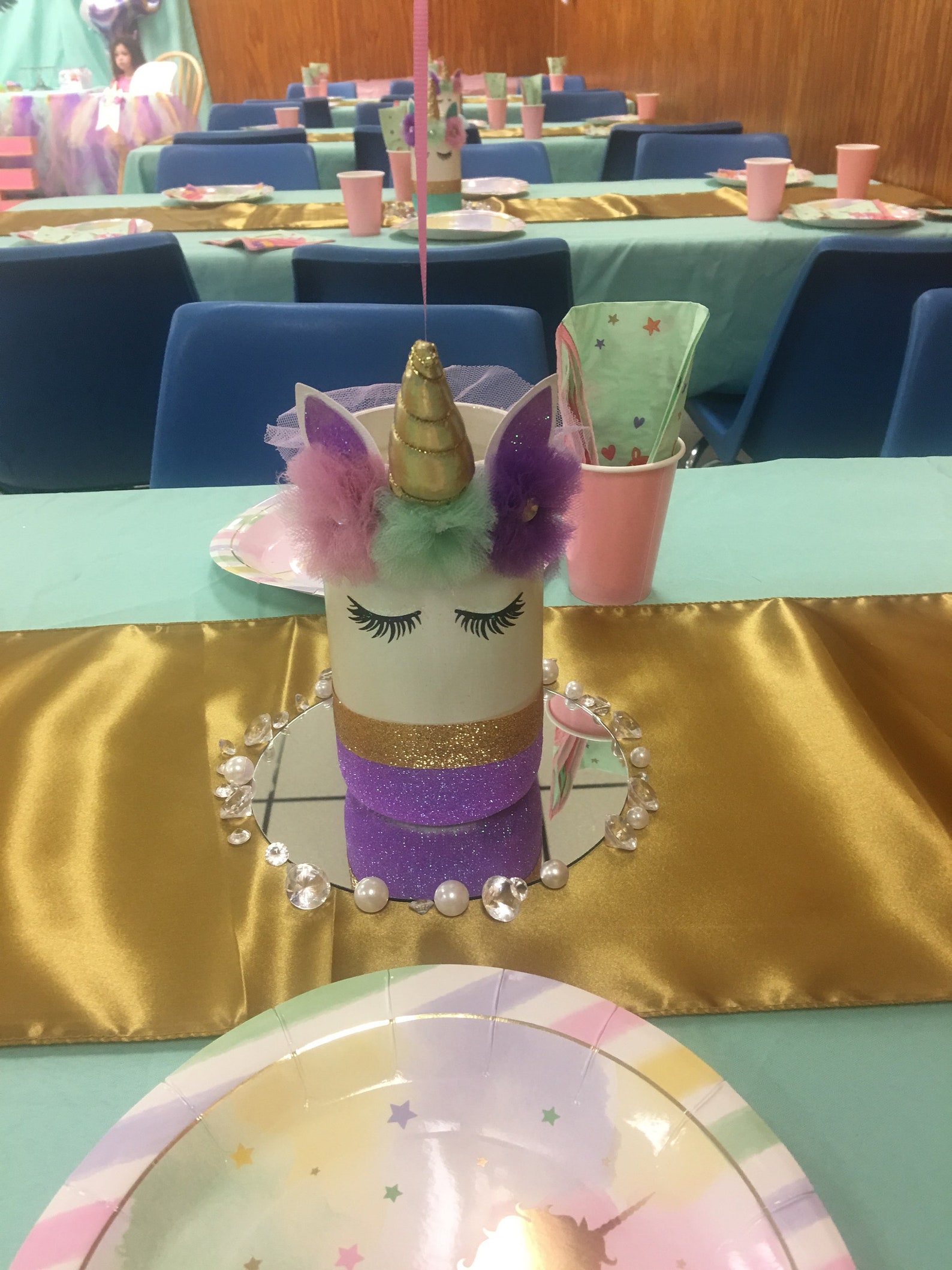 Unicorn Mason Jar Centerpieces Page Two