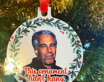 Epstein Ornament - Etsy